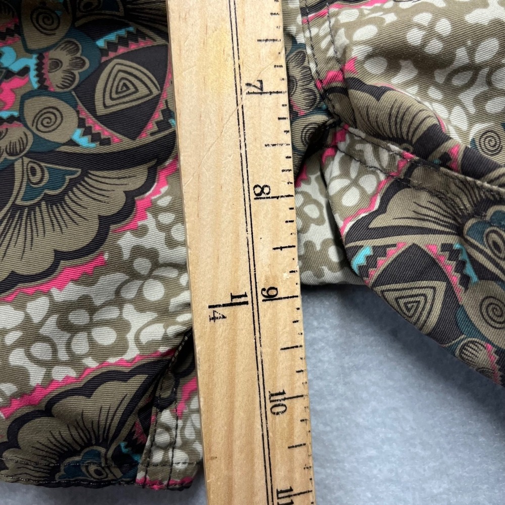 Patagonia Womens 10 Board Shorts Mandala Geometric Print Brown Pink Swim Trunks - Picture 7 of 11